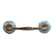 Divine Floral Ceramic Bridge Handle